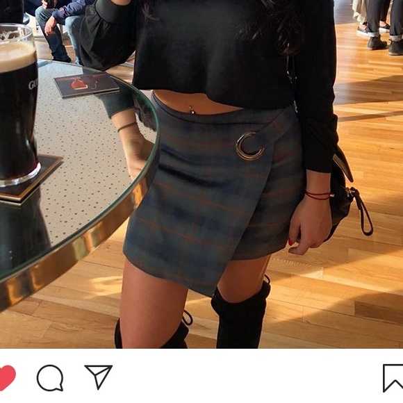 Free People Dresses & Skirts - Plaid free people skirt!